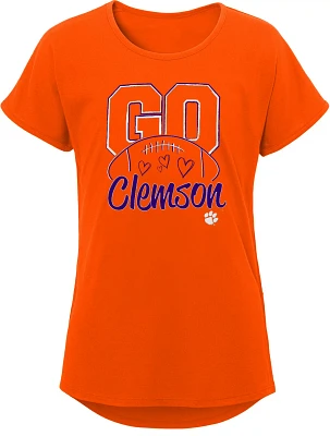 Outerstuff Girls' Clemson University Go Team T-shirt