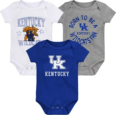 Outerstuff Infants' University of Kentucky Born to Be 3-Piece Creeper Set