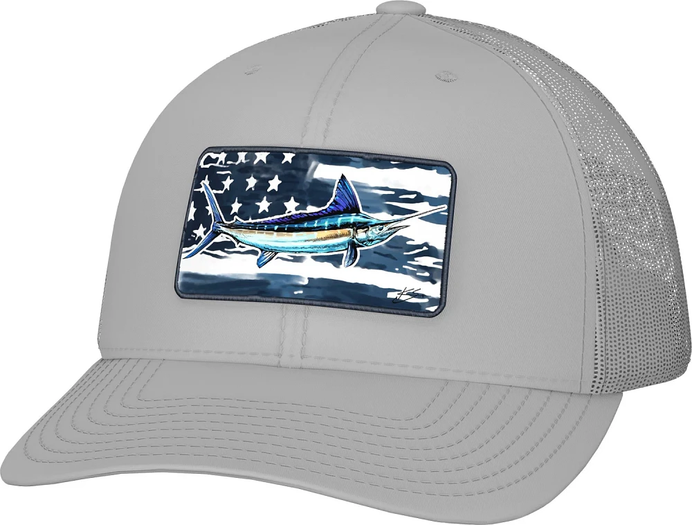 Huk Adult KC Money Fish Trucker Cap                                                                                             