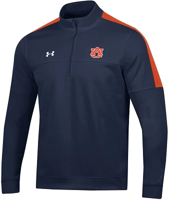 Under Armour Men's Auburn University Sideline Midlayer 1/.2 Zip Top