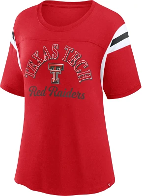 Fanatics Women's Texas Tech University Fundamentals Striped Tailgate T-shirt                                                    