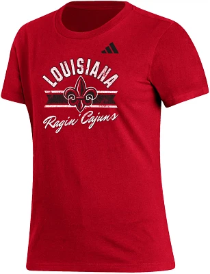 adidas Women's University of Louisiana at Lafayette Fresh T-shirt