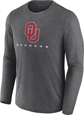 Fanatics Men's University of Oklahoma Defender Logo Long Sleeve T-shirt