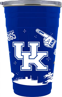 Great American Products University of Kentucky 22 oz Team Color Tailgater Travel Tumbler                                        