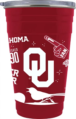 Great American Products University of Oklahoma 22 oz Team Color Tailgater Travel Tumbler                                        