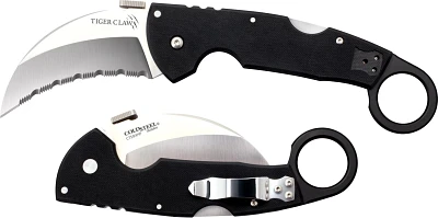 Cold Steel Tiger Claw Serrated Edge Folding Knife                                                                               