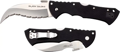 Cold Steel Black Talon II Serrated Edge Folding Knife                                                                           