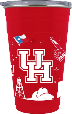 Great American Products University of Houston 22 oz Team Color Tailgater Travel Tumbler                                         
