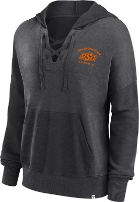 Fanatics Women's Oklahoma State University Heritage Campus Lace Up Hoodie