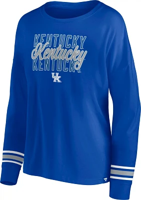 Fanatics Women's University of Kentucky Fundamentals Triple Script Long Sleeve T-shirt