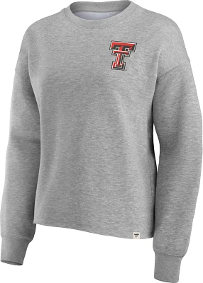 Fanatics Women's Texas Tech University Heritage Ready Play Oversize Crew