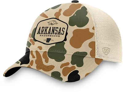 Top of the World Men's University of Arkansas Adventure Structured Meshback Snapback Cap                                        