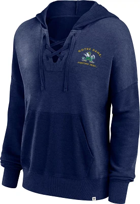 Fanatics Women's University of Notre Dame Heritage Campus Lace-Up Hooded Top                                                    