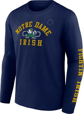 Fanatics Men's University of Notre Dame Fundamentals Modern Arch Long Sleeve T-shirt