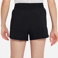 Nike Girls' One Dri-FIT High-Waisted Woven Training Shorts