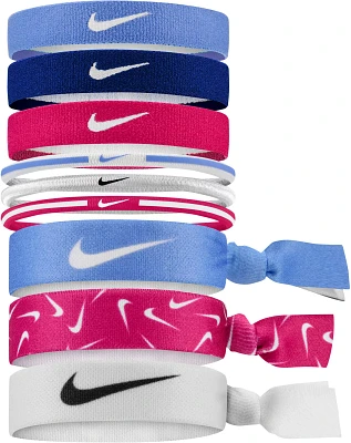 Nike Girls' Mixed Printed Hairbands 9-Pack                                                                                      