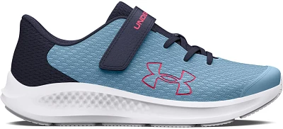 Under Armour Girls' 4-7 Pursuit 3 Big Logo Running Shoes                                                                        