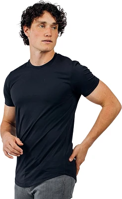Barbell Apparel Men's Fitted Drop Hem Short Sleeve T-shirt