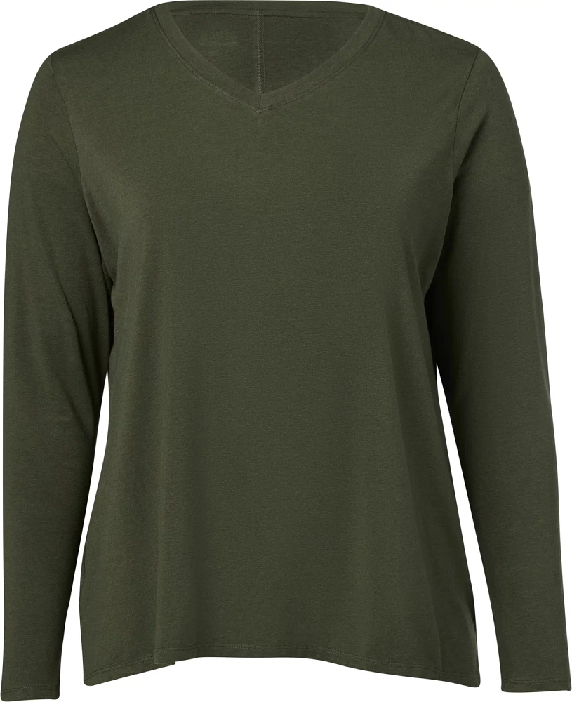 BCG Women's Signature V-neck Long Sleeve Plus T-shirt