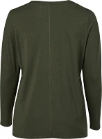 BCG Women's Signature V-neck Long Sleeve Plus T-shirt