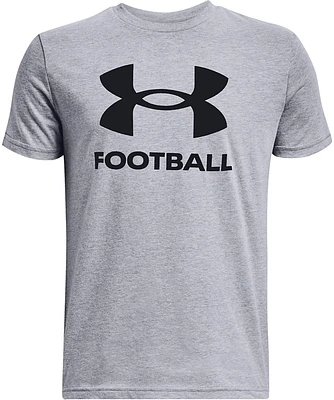Under Armour Boys' Football Logo T-shirt                                                                                        