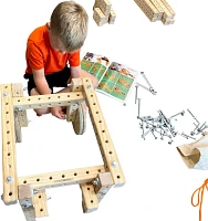 Funphix Woodmobiel Modular Construction STEM Toy                                                                                