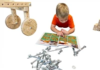 Funphix Woodmobiel Modular Construction STEM Toy                                                                                