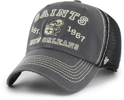 '47 New Orleans Saints Vintage Logo Decatur Clean-Up Cap                                                                        