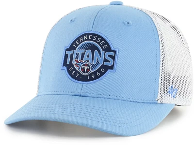'47 Youth Tennessee Titans Primary Logo Scramble Strap Trucker Cap                                                              