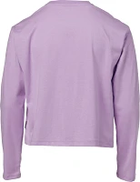 Magellan Outdoors Girls' Camp Better Graphic Long Sleeve Crop T-shirt