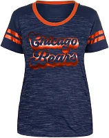 New Era Women's Chicago Bears Drop Hem Crew Neck T-shirt