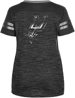 New Era Women's San Antonio Spurs Drop Hem Crewneck T-shirt                                                                     