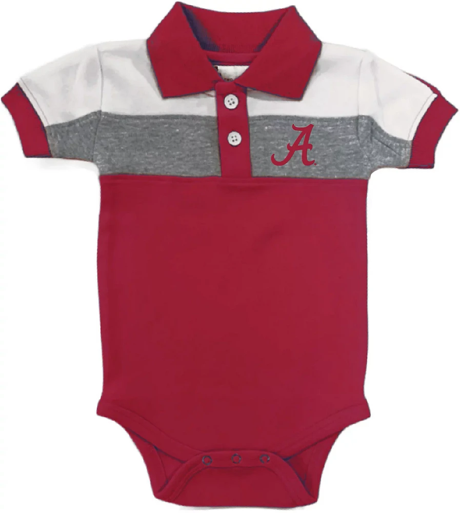 Atlanta Hosiery Company Infant Boys' University of Alabama Color Block Polo Creeper                                             