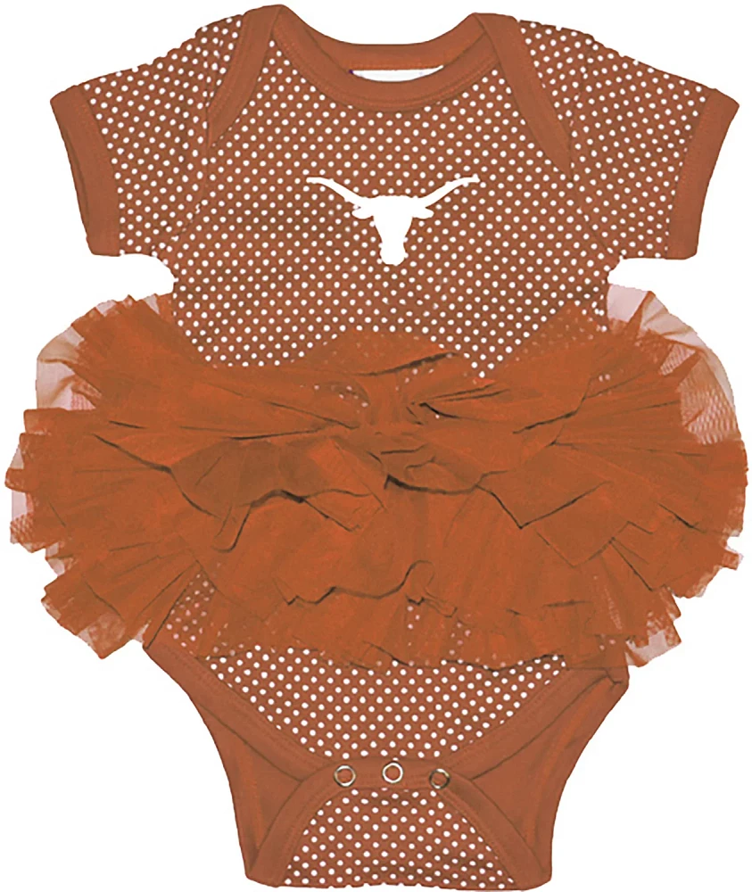 Atlanta Hosiery Company Infants' University of Texas Pin Dot Tutu Creeper                                                       