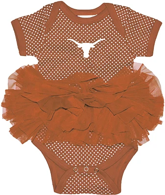Atlanta Hosiery Company Infants' University of Texas Pin Dot Tutu Creeper                                                       