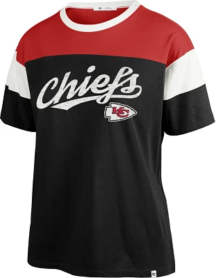 '47 Women's Kansas City Chiefs Breezy Time Off T-shirt                                                                          