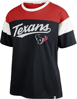 '47 Women's Houston Texans Breezy Time Off T-shirt                                                                              