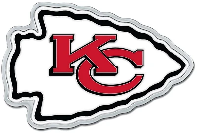 WinCraft Kansas City Chiefs Color Chrome Auto Emblem                                                                            