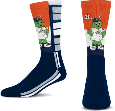 FBF Youth Houston Astros Mascot Drip Socks                                                                                      