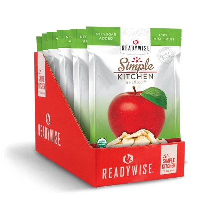 ReadyWise Simple Kitchen Organic Freeze-Dried Apples 6-Pack                                                                     