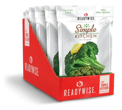 ReadyWise Simple Kitchen Buttered Broccoli 6-Pack                                                                               
