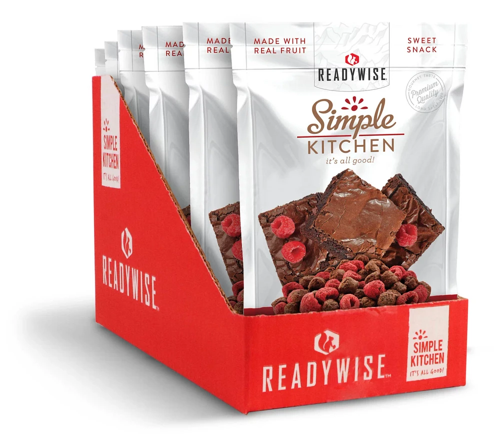 ReadyWise Simple Kitchen Raspberries and Brownie Bites 6-Pack                                                                   