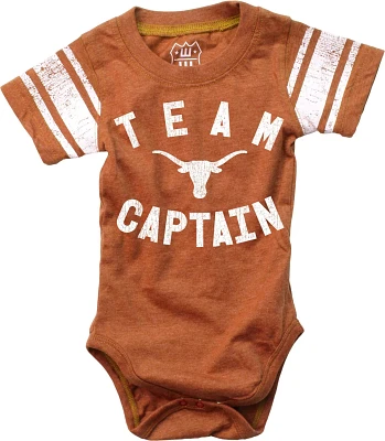 Wes and Willy Infants' University of Texas Sleeve Stripe Onesie
