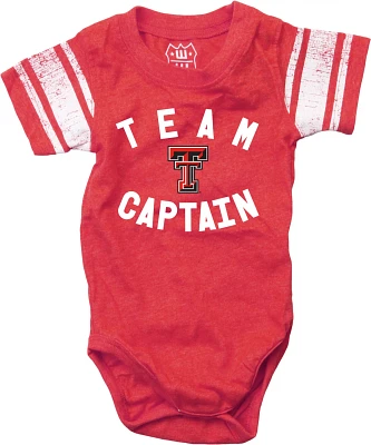 Wes and Willy Infants' Texas Tech University Sleeve Stripe Onesie