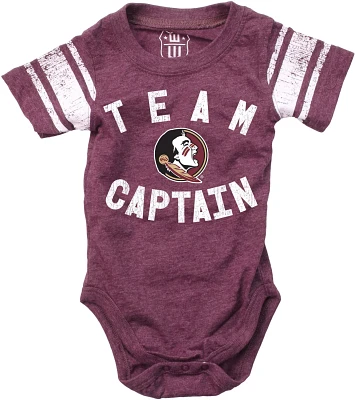 Wes and Willy Infants' Florida State University Sleeve Stripe Onesie