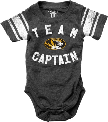 Wes and Willy Infants' University of Missouri Sleeve Stripe Onesie
