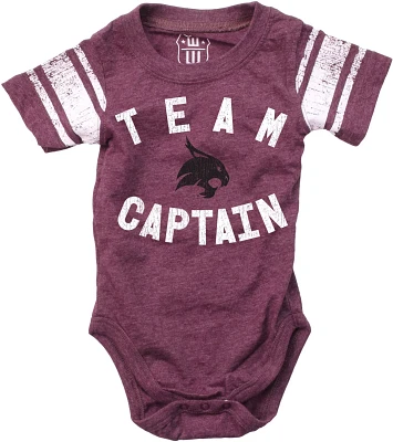 Wes and Willy Infants' Texas State University Sleeve Stripe Onesie