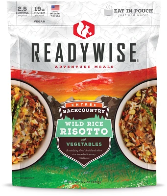 ReadyWise Adventure Meal Backcountry Wild Rice Risotto with Vegetables                                                          