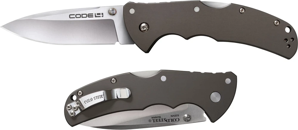 Cold Steel Code 4 Spear Point Folding Knife                                                                                     