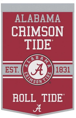 WinCraft University of Alabama 24 in x 38 in Wool Banner                                                                        